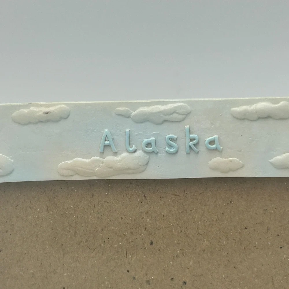 Alaska Dog Sled Husky Eskimo Kids Snow 4'' x 6'' Picture Frame Vintage 3D Cruise